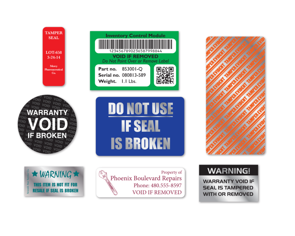 Industrial Labels examples