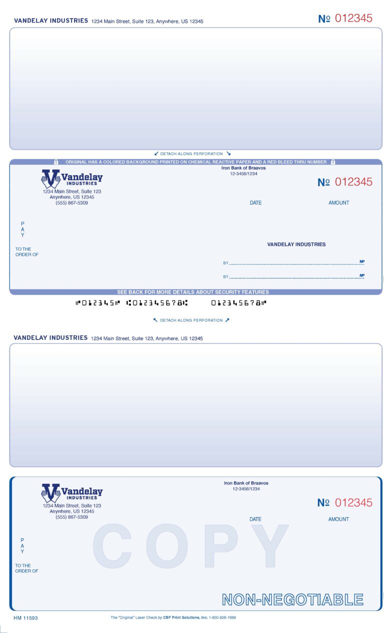 Security Check Paper - CBF Print Solutions Inc.