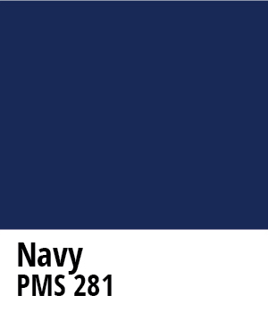 PMS281 Navy Blue sample