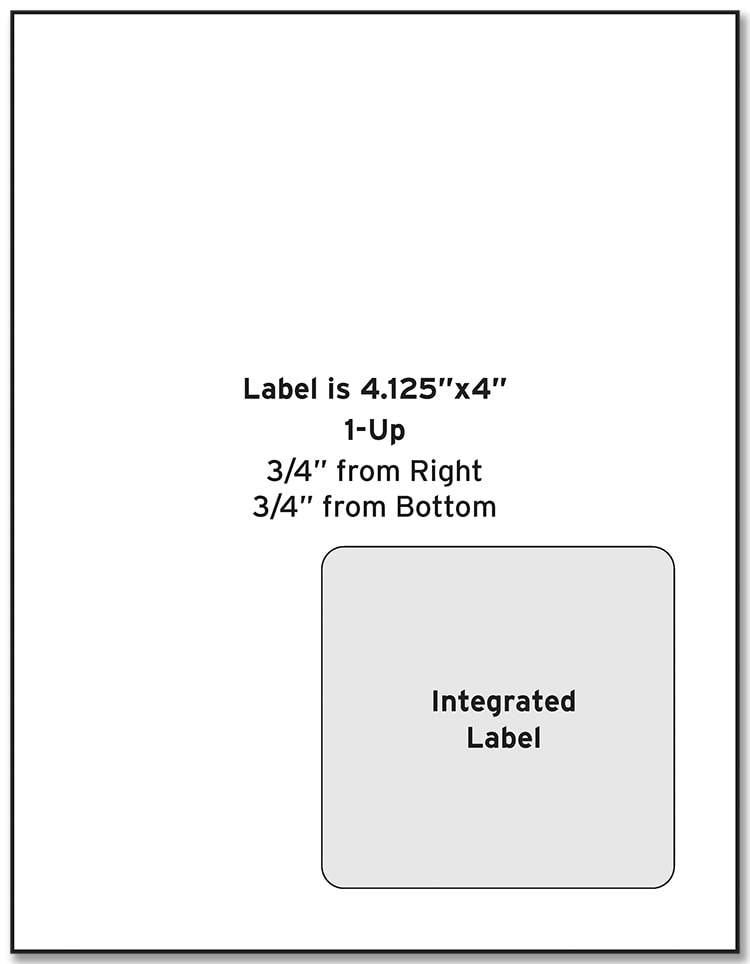 integrated label example